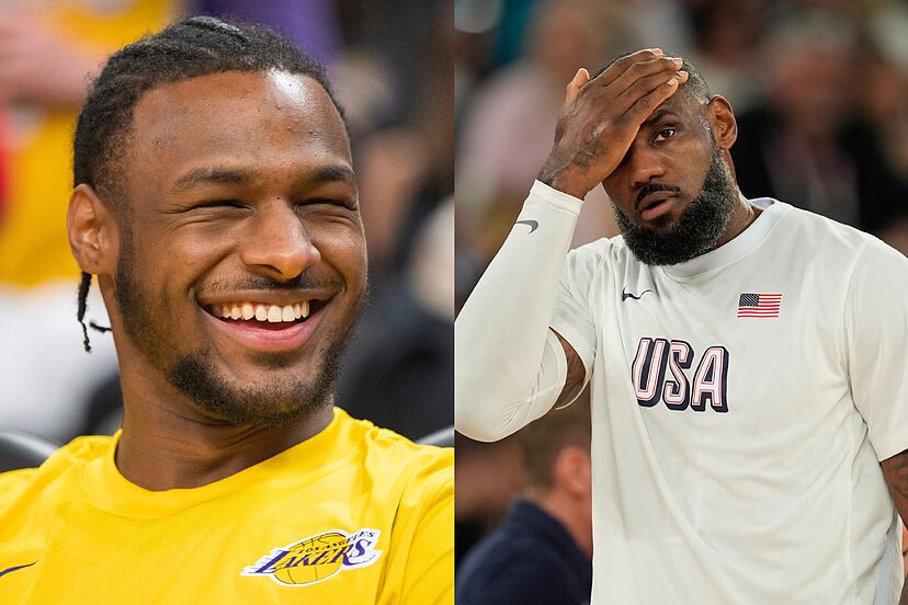 Bronny James warned to 'take it easy' in the NBA and calm LeBron's worst  fears | Marca