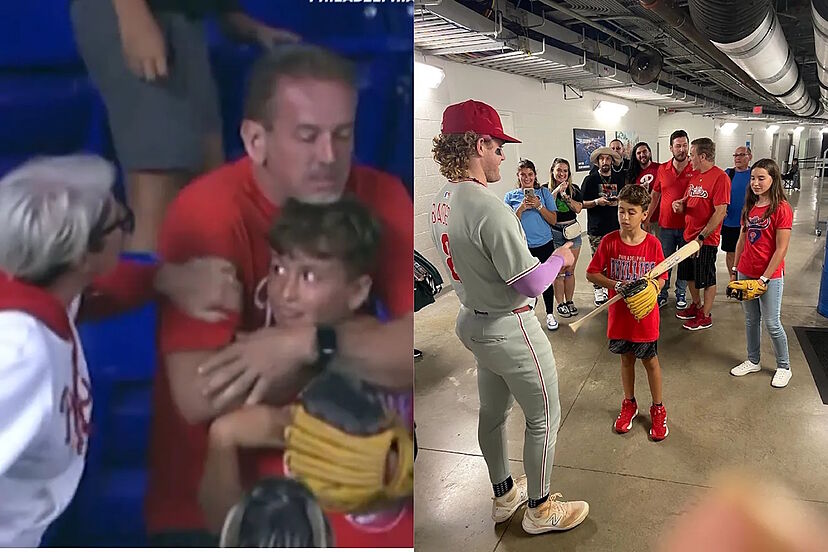 Harrison Bader did justice: he found the boy who had his home run ball  stolen and gave him something better | Marca