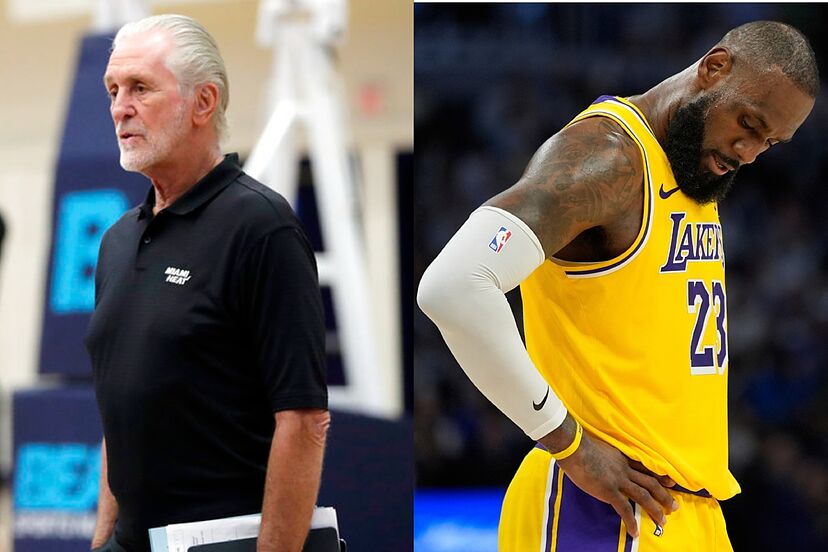 LeBron James' old grudge is sabotaging the Lakers-and Pat Riley's not  backing down | Marca