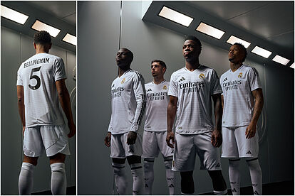 This is the new shirt that Mbappe will wear for Real Madrid