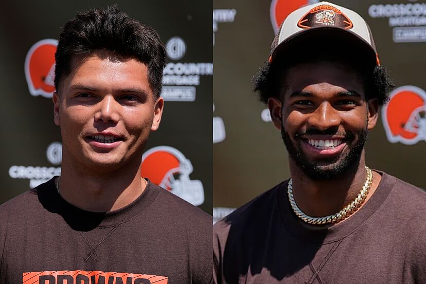Shedeur Sanders breaks silence on relationship with Dillon Gabriel after  Browns rookie minicamp battle | Marca