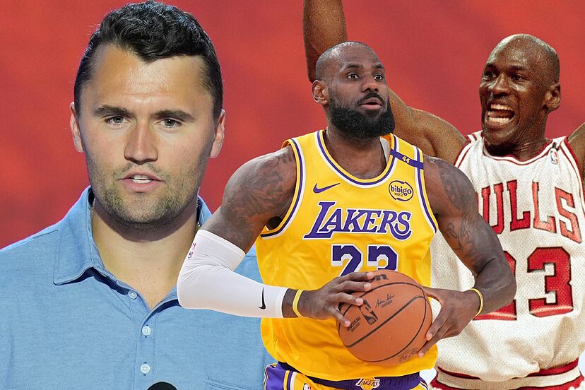 Charlie Kirk was very clear about who is better: Michael Jordan or LeBron  James; there's no debate! | Marca