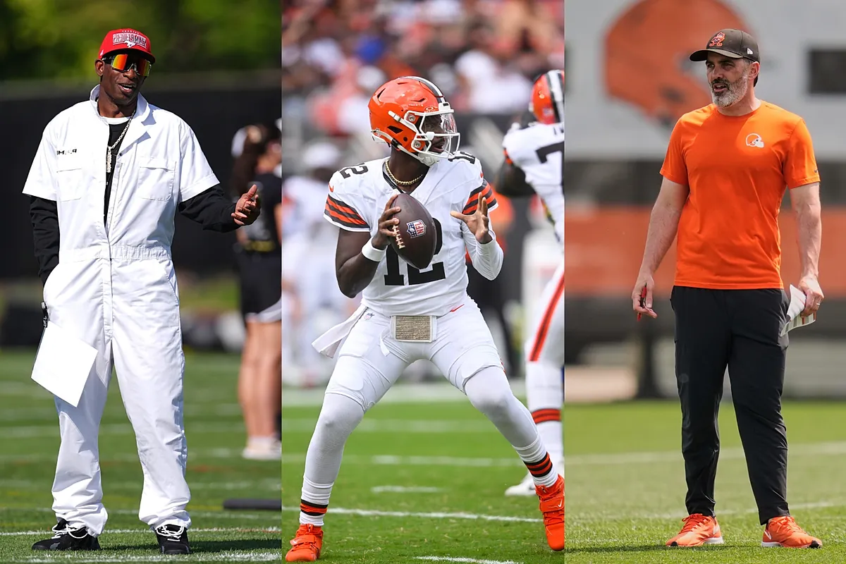 The hidden message Deion Sanders is sending Kevin Stefanski to sit Joe  Flacco and bet on Shedeur for the Browns | Marca