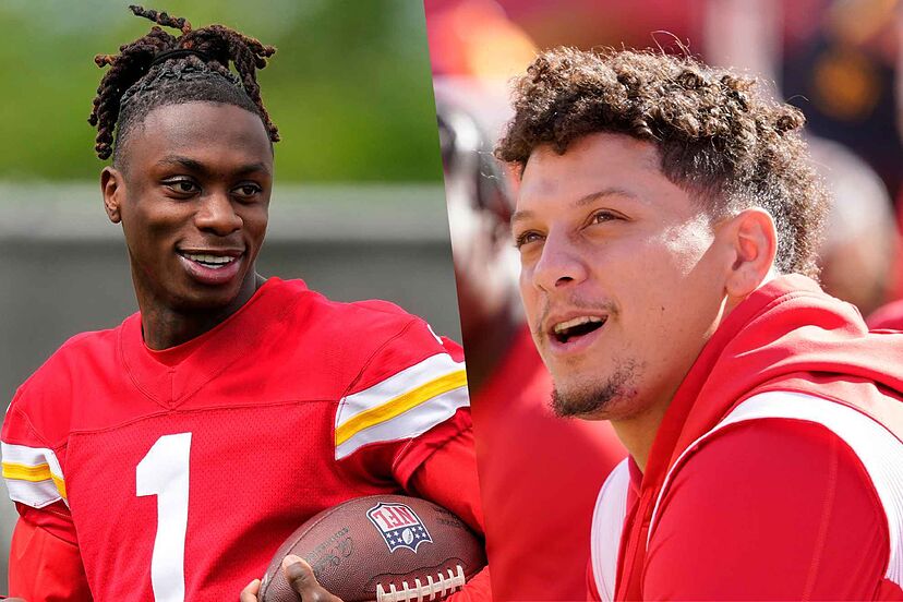 Patrick Mahomes' new WR Xavier Worthy makes himself envy of Chiefs locker  room with unmatched skill | Marca
