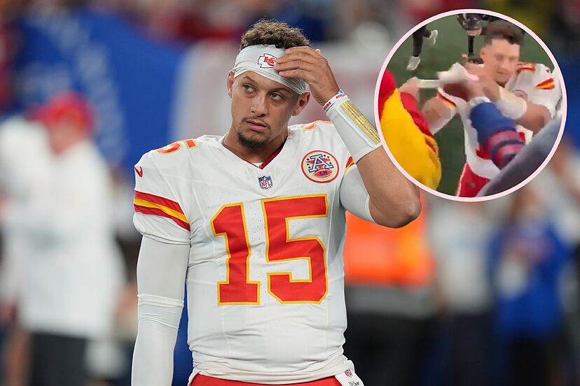 Patrick Mahomes fan falls victim to a "Giants Karen": Internet erupts over  New York fan's shocking move | Marca