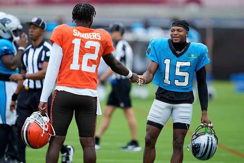 Shedeur Sanders and Jimmy Horn Jr. meet again in NFL with touching moment  that proves their bond runs deep | Marca