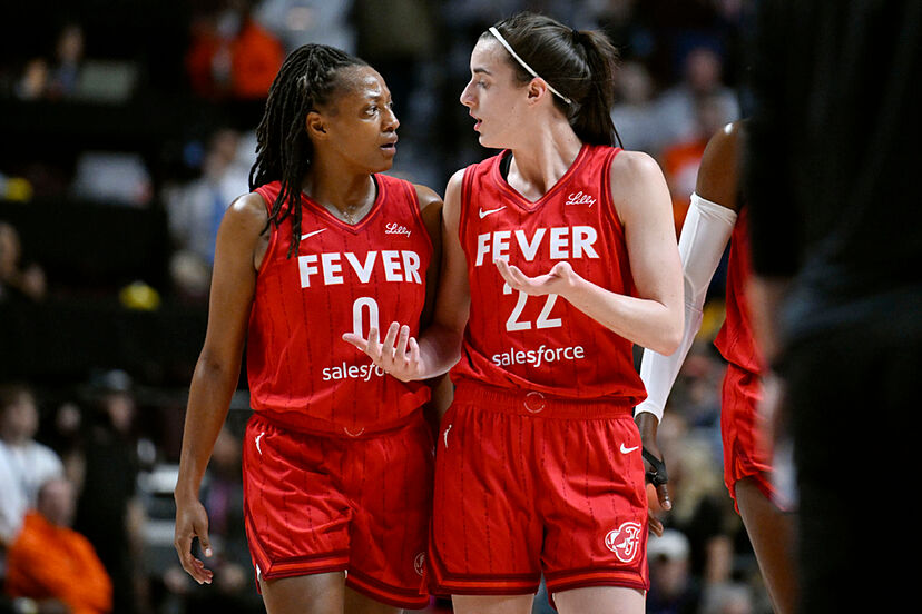 Kelsey Mitchell leads Fever through crisis with heartfelt tribute to Caitlin  Clark | Marca
