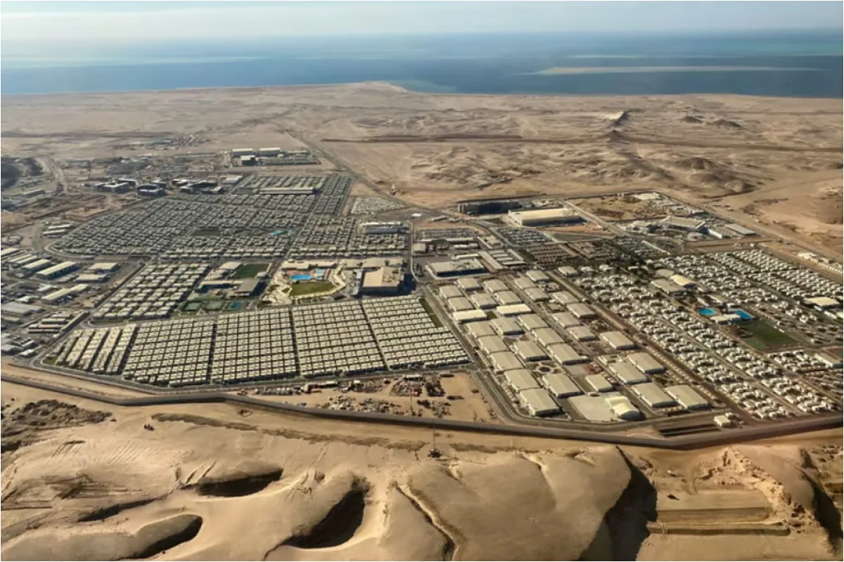 It's not The Line, but it's an equally ambitious project: a colossal port city 14 times the size of Central Park is being developed in Saudi Arabia
