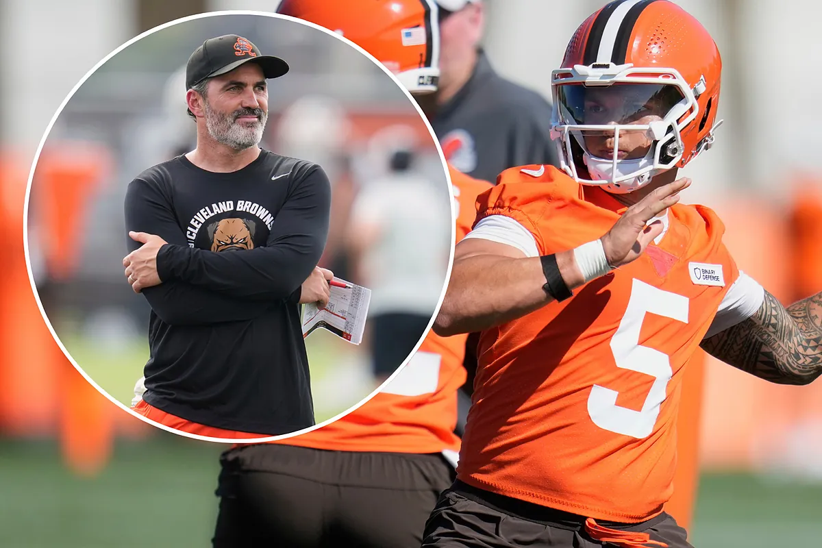 Kevin Stefanski is preparing Dillon Gabriel for the starting role with the Browns; Shedeur Sanders might have to pack his bags | Marca