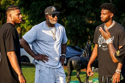 Deion Sanders envisions Hollywood future for son Shilo Sanders beyond football | Marca