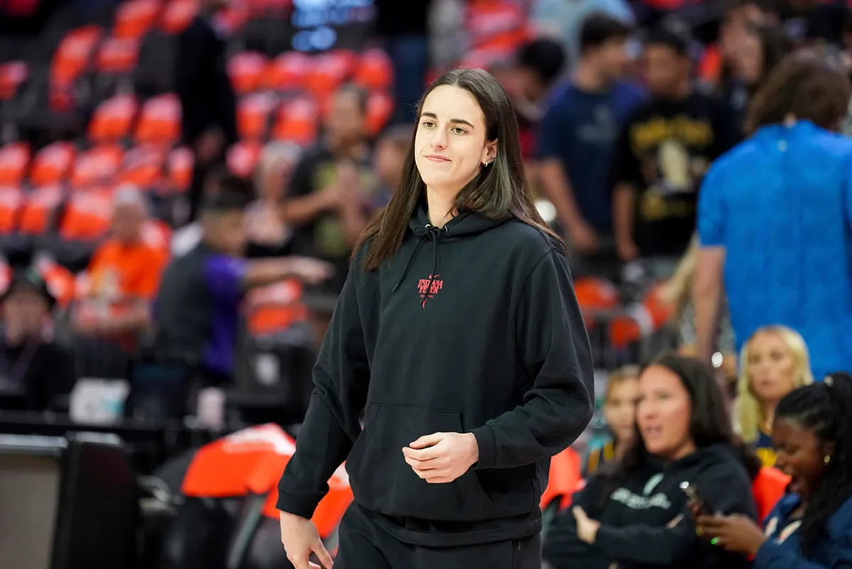 Caitlin Clark's playoff absence doesn't dim her fire on the Indiana Fever sideline