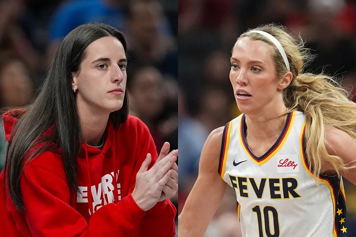 Caitlin Clark and Lexie Hull's viral Coldplay Kiss Cam moment sparks fan reactions
