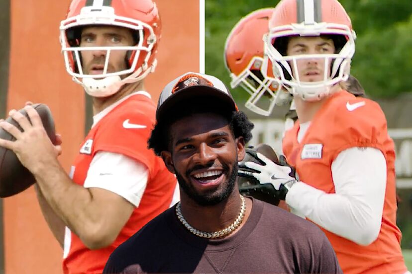 Kenny Pickett and Joe Flacco throw perfectly while Shedeur Sanders just  watches and sees the Browns' starting job slip away | Marca