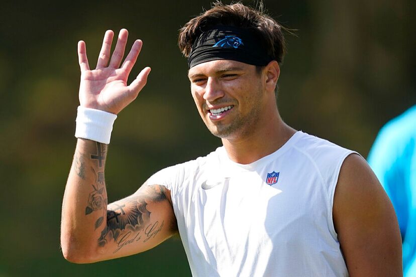 その他 1of1NFL MATT CORRAL QB Patriots auto Why the Panthers cut QB Matt Corral, 2022 third-round pick