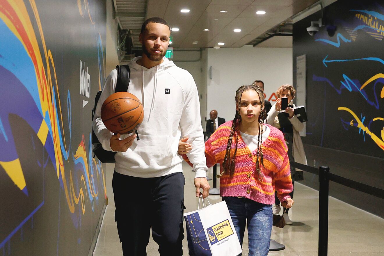 Riley Curry, the person behind her father Stephen's partnership with...
