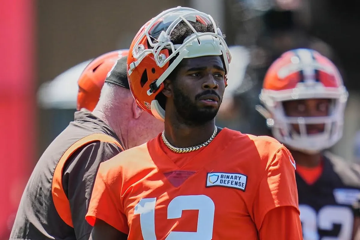 Shedeur Sanders leaves Browns practice with his arm on fire after a  precision passing drill | Marca