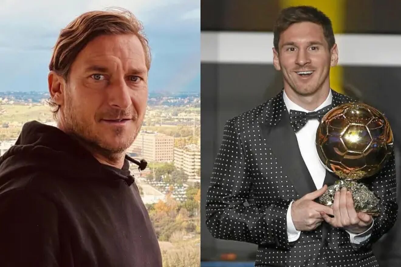 Totti hits out at Messi: "Put him 25 years at Roma and tell me how many Ballon d'Ors he would win"