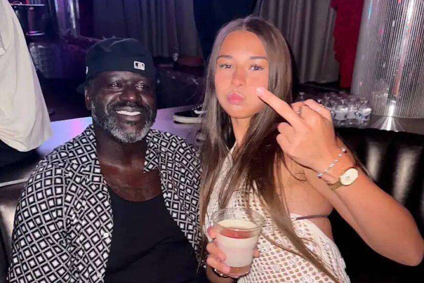 The viral photo of Sophie Rain partying with Shaquille O'Neal after  slamming NBA stars | Marca