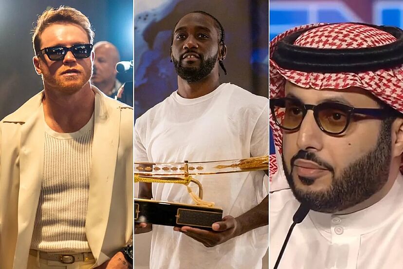 Turki Alalshikh demands 'blood' in Canelo Alvarez vs Terence Crawford main  event | Marca
