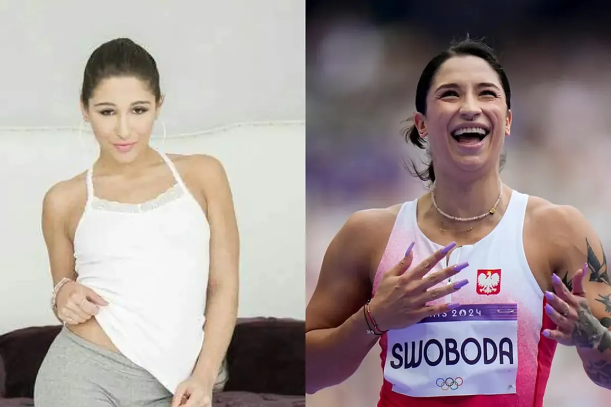 An Olympic athlete compared to an adult film star