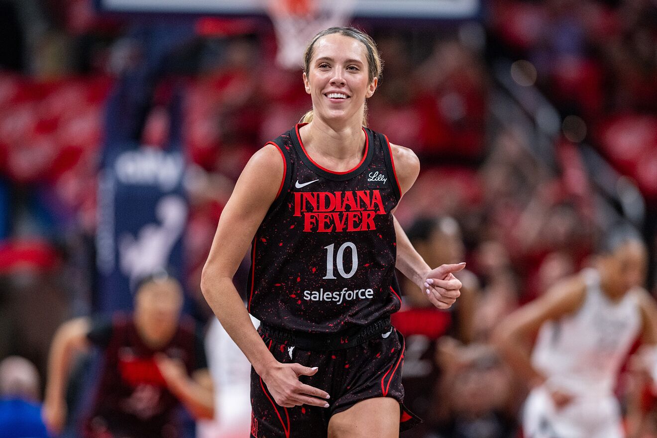 Lexie Hull didn't hide her "pride" in the Indiana Fever despite their...