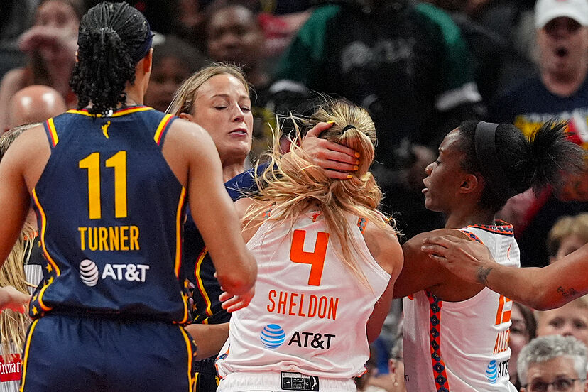 Sophie Cunningham fined again as WNBA upgrades punishment after Clark  altercation | Marca