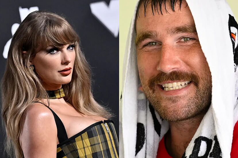 Taylor Swift makes trade for Travis Kelce: 'Falling so deeply in love makes  you have other priorities' | Marca